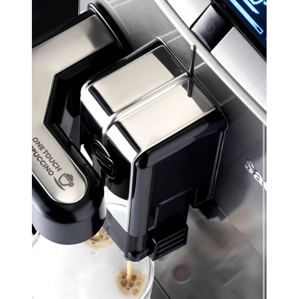 Cafetera Express Saeco Lirika Black, 15 Bares, Cappuccino